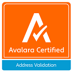 Avalara AvaTax Address Validation certification logo Avalara AvaTax Address Validation certification logo