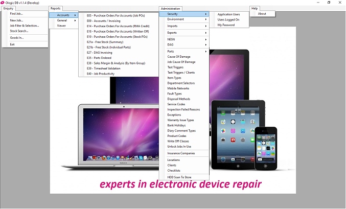 Repair Management utility MDI Repair Management utility MDI
